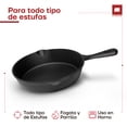 thumbnail image 3 of Sartén de Hierro Fundido Ultrachef Previamente Curado 8' Negro, 3 of 8
