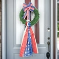 thumbnail image 3 of InsCrazy Memorial Day Decorations Wreath Wreath Home Red White and Blue Home Decor Front Door Door Hanging Wall Hanging Holiday Decorations, 3 of 8
