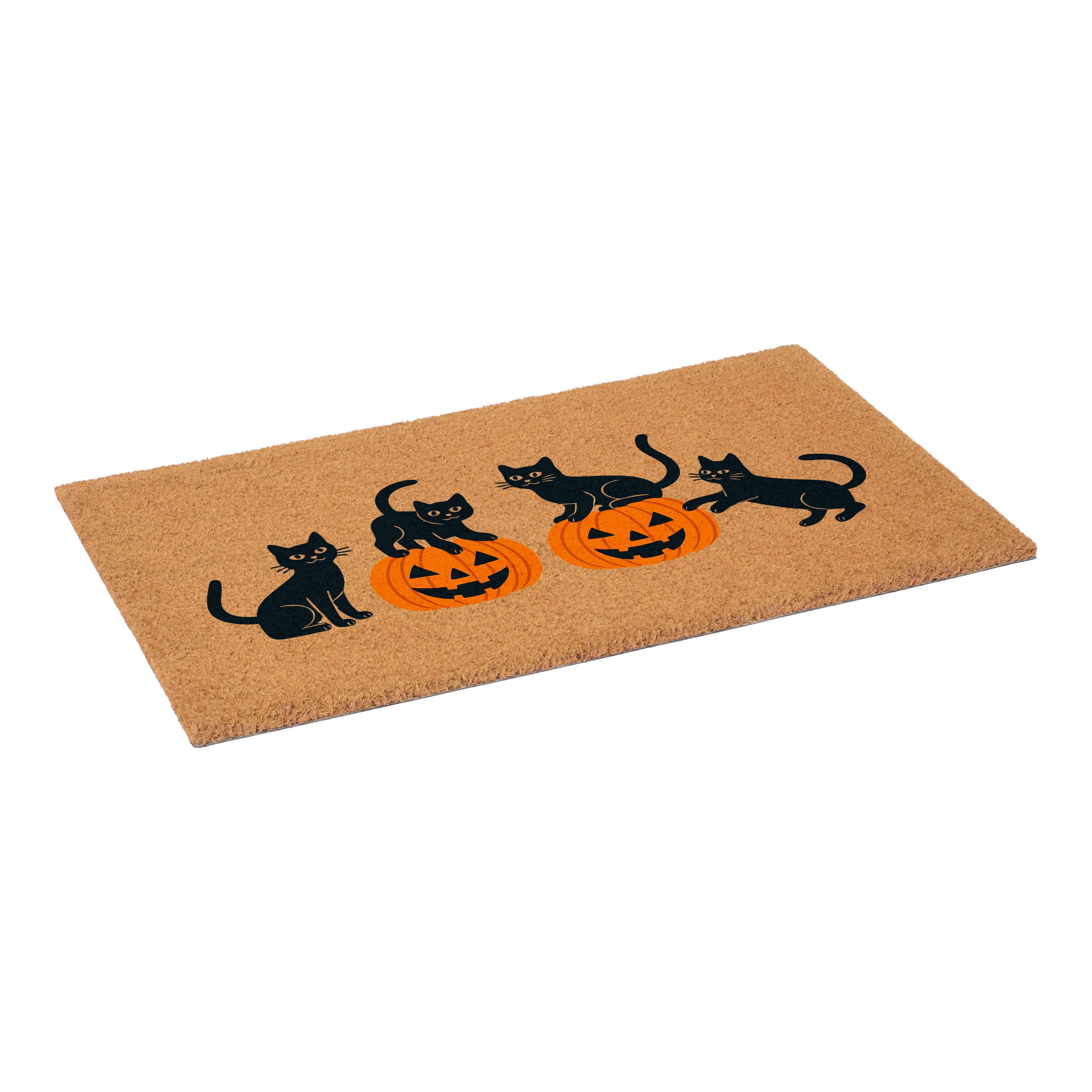 Mischief Halloween Cats Doormat, 24" x 36"