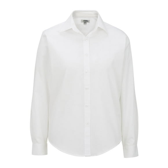 EDWARDS LADIES' PINPOINT OXFORD SHIRT - LONG SLEEVE