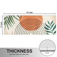 thumbnail image 5 of Kitchen Rugs Sets Of 2,Orange Boho Geometric and Plant Pattern Anti Fatigue Kitchen Mat Rugs Non Slip Washable,Decorative Kitchen Floor Mats for Kitchen,Sink,Laundry,17"X47", 5 of 5