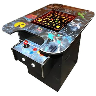 Doc & Pies 1980s Arcade Video Game Machine, Black