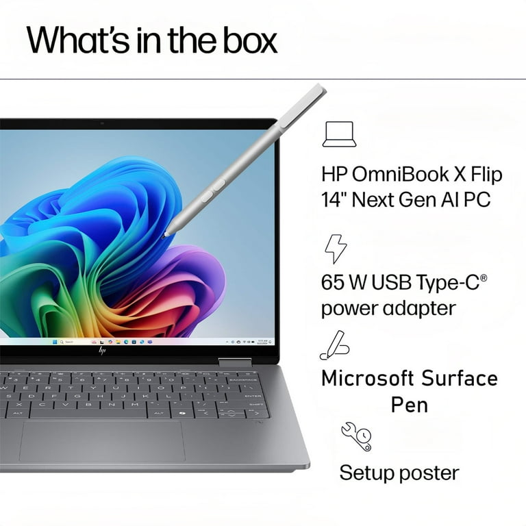 HP 2025 New Envy x360 2-in-1 Laptop, OmniBook X Flip 14