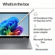 HP 2025 New Envy x360 2-in-1 Laptop, OmniBook X Flip 14 Touchscreen 2K IPS Display, AMD Ryzen AI 7 350, 24GB LPDDR5X RAM, 1TB Gen 4 SSD, Copilot AI, WiFi 6E, w/Microsoft Surface Pen, Win 11 Home