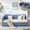 Blue, variant on VELOCAVA Twin Size Upholstered Daybed with Lift-up Storage, Boucle Fabric, White