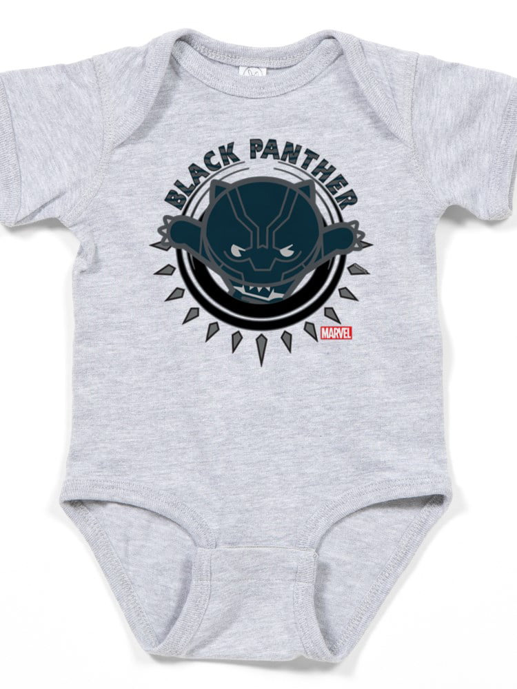 CafePress Black Panther Kawaii Cute Infant Bodysuit Baby Romper 205125696 
