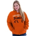 thumbnail image 4 of Please Don’t Feed the Zombies Hoodie Sweatshirt Women Men Brisco Brands L, 4 of 6