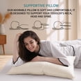 thumbnail image 3 of Almohada LOFE Organic Standard de 20 x 26 cm con funda de almohada 100% algodón, 3 of 7