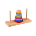 thumbnail image 4 of Sokhug Wooden Hanno Tower Puzzle, Color Sorting Stacking Toy, Attention Enhancement Game for Family, 4 of 8