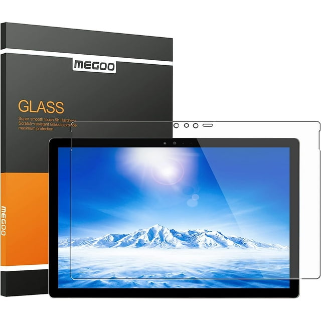 Screen Protector for Surface Pro 3, Tempered Gl, HD Clear/Anti-Scratch/Friendly Touching Screen - Designed