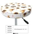 thumbnail image 2 of sunflower Dog heart Round Bar Stool Seat Covers, Elastic Round Chair Cover Stool Seat Slipcover Bar Stool Cushions Round Pad for 12-14 inch, 2 of 5