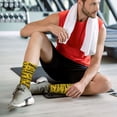 thumbnail image 6 of Unisex Caution Tape Novelty Ankle Socks Colorful ComfortSoft Lightweight Sports Athletic Socks, 6 of 7