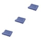 thumbnail image 3 of Billuyoard Cojín de asiento cómodo y de felpa para máxima comodidad Cojín para exteriores Cojines para silla Cojín para silla gris azul 40 * Type1 NO1, 3 of 6