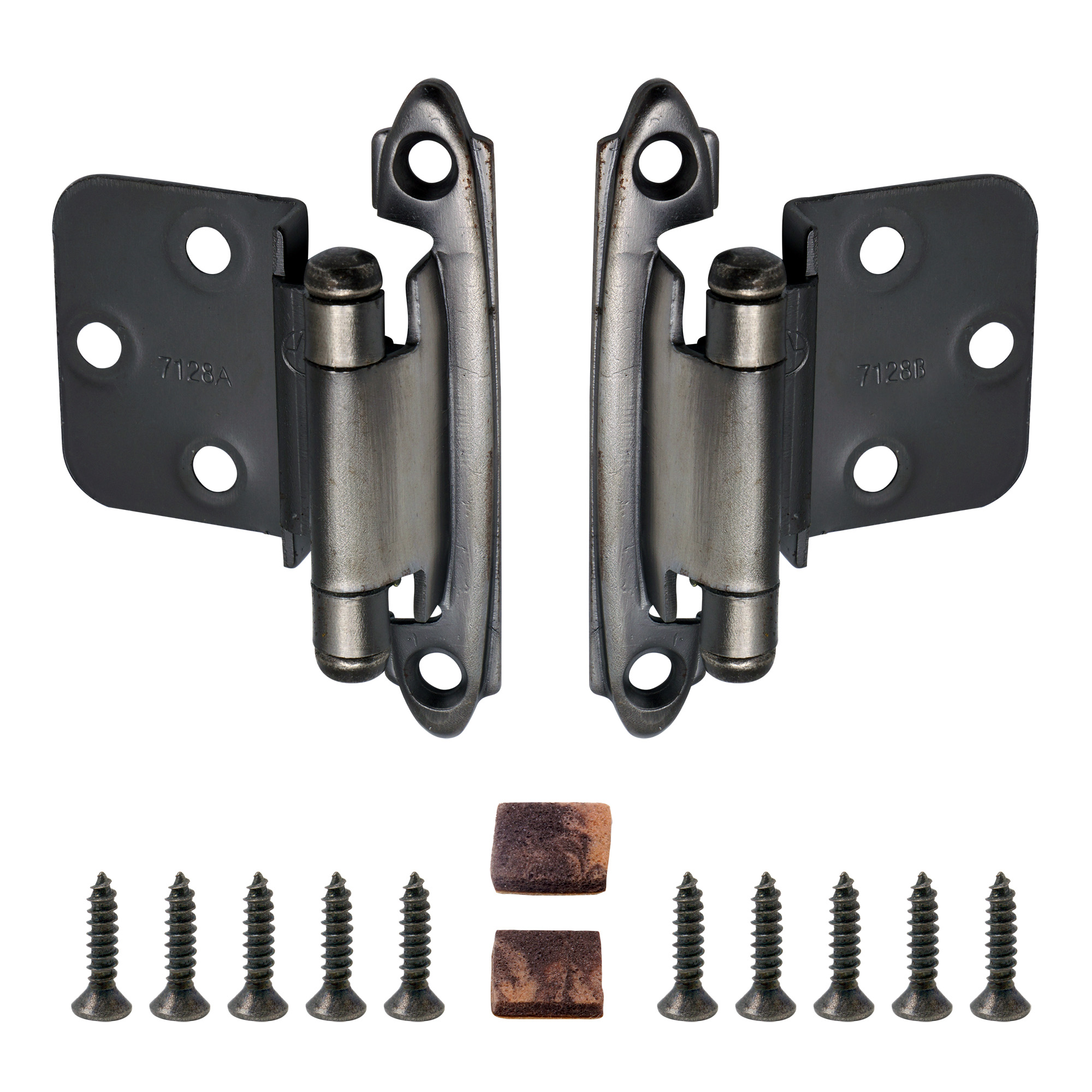 Amerock bp3428asXCP5 Inset SelfClosing Kitchen Hinge 3/8" (10