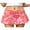 Pink, variant on Douhoow Women Floral High Waist Mini Skirt Summer Casual Pink Short Ruffles Skirts