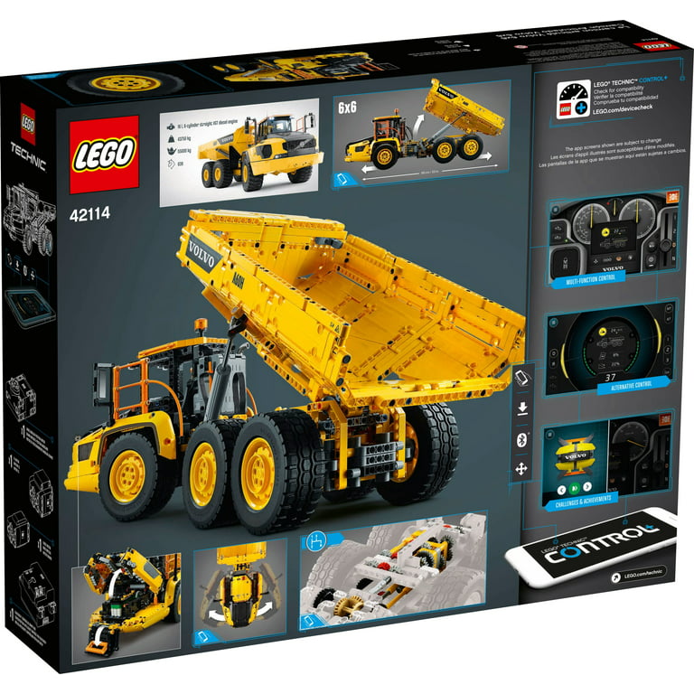 børn MP Mus LEGO Technic 6x6 Volvo Articulated Hauler (42114) Building Toy Kids Ages  11+ (2,193 Pieces) - Walmart.com