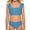 j-1437Navy660, variant on MEZZALL Summer Girls Two Piece Swimsuits Swim Tops With Shorts Square Neck Ruffle Trim Pure Color Bathing Suit With Flounce Pool Beachwear