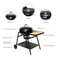 thumbnail image 4 of Asador de carbón 22 pulgadas, 58 cm con mesa lateral auxiliar y ruedas transportadoras AVERA AC55MML, 4 of 8