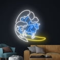 thumbnail image 4 of Handmadetneonsign Cow Surfing Neon Sign, Surfing Cow Neon Sign, Custom Summer Gifts, Animal Surfing, 4 of 5