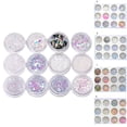 thumbnail image 2 of UDIYO 12 Jars/1 Box Shiny Sweet Pattern Manicure Nail Art Eye Make-up Sequin DIY Tool, 2 of 7