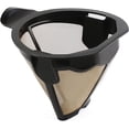 thumbnail image 3 of Replacement Parts 2pcs Cone Reusable Coffee Permanent Filters, Compatible with Ninja Coffee Maker CM305, CP301, CP307C,CM401, 3 of 5