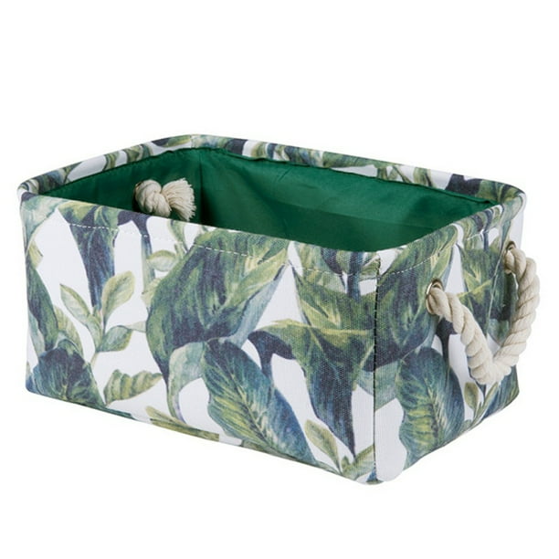 Clearance!Laundry Basket Storage Fabric Storage Bin Basket Cube Floral