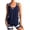 A02#Gary-Navy, variant on Women's Tummy Control Tankini Set with Built in Bra, 2 Piece Swimsuit with Shorts, Flattering Boho Swimwear, Quick Dry Beach Outfit