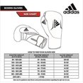 thumbnail image 3 of Adidas Boxing and Kickboxing Gloves - Hybrid 100 - for Men and Women - for Punching, Fitness and Heavy Bags - Black/Red, 16oz, 3 of 7
