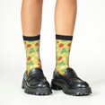 thumbnail image 4 of Sigee Floral Strawberr for Premium Children's Socks Unisex School Kids Boys Girls,Soft and Comfy Kids' Socks, 4 of 5