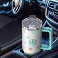 thumbnail image 5 of 30oz Xmas Tumbler with Handle and Straw, Cute Reindeer Stainless Steel Insulated Cup Gifts, 5 of 5