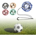 thumbnail image 2 of Football Kick Trainer Soccer Kick Meshs Bag Soccer Ball Training Net Bag Soccer Return Trainer Net Practice Training Aid, 2 of 10