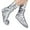 Silver, variant on Reflective Work Socks for Business Casual Fashion with Comfortable Solid Design for Men and Women