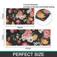 thumbnail image 7 of Pioneer Flower Floral Print Pattern Kitchen Rugs Sets Of 2,Anti Fatigue Kitchen Mat Rugs Non Slip Washable,Decorative Kitchen Floor Mats for Kitchen,Sink,Laundry,17"x30"+17"x47", 7 of 7