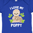 thumbnail image 4 of Inktastic Cute Sloth I Love My Poppy with Green Leaves Boys or Girls Baby Bodysuit, 4 of 5