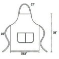 thumbnail image 2 of Delantales lisos con pechera de 12 piezas con 2 bolsillos, delantal comercial unisex a granel, 2 of 3