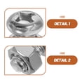 thumbnail image 3 of NUOLUX 2Jgo Tornillos Para Mango De Olla Con Anticalor Ideales Para Reparación Y Reemplazo Fácil, 3 of 8