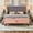 Pink, variant on Bed End Bench with Storage / Easy Assembly Required / Soft Velvet Upholstery