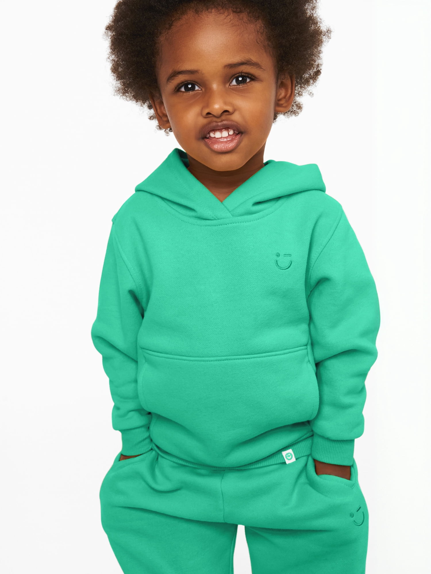 Color Mix by Garanimals Baby & Toddler Fleece Hoodie, Sizes 0–6T
