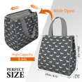 thumbnail image 3 of Dachshund Insulated Lunch Bag for Women & Adults,Large Portable Soft Cooler Lunch Bag,Thermal Food Storage Tote with Pearl Cotton,8.66L,8.75x5.75x9.5 Inch, 3 of 6