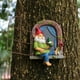 thumbnail image 4 of Colgante de ventana enano para beber, resina creativa, jardín, patio, árbol colgante, adorno de paisaje de exterior, 4 of 5