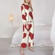 thumbnail image 3 of Balery Love Conjunto de Pijama con Estampado para Mujer, Conjunto de Dos Piezas con Manga Larga, Ropa de Dormir Suave con Bolsillos, Pijamas Cómodos-Medium, 3 of 7