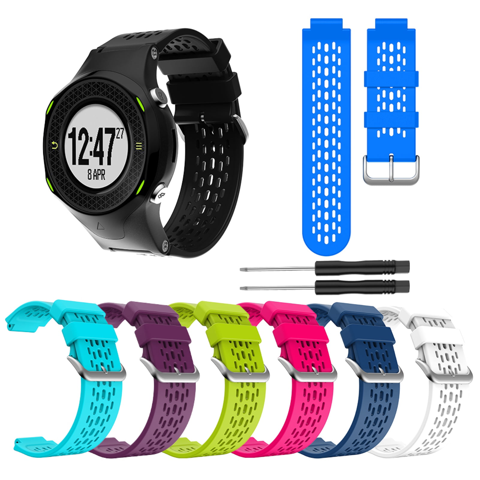albue Mig fast xinRui Breathable Wear-resistant Smart Watch Bracelet Strap for Garmin  Approach S4/S2 - Walmart.com