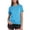 Blue, variant on Workout Tops for Women Quick Dry Short Sleeve T-Shirts Loose Fit Athletic Fitness Clothing for Gym Running Yoga Summer Tops 2026 Black S