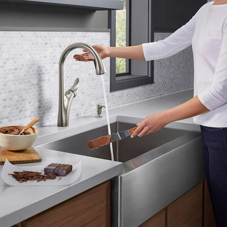 Kohler Touchless Pull-down Kitchen Faucet with Soap ...