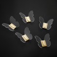 thumbnail image 4 of 1 Uds. Ganchos de mariposa acrílicos para baño, sin perforaciones, para armario de pared.A, 4 of 5