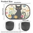 thumbnail image 6 of KUIFORTI Cute Cat Window Shade for Baby In Car, 2 Pack Car Window Shades for Side Window, Cling Automotive Interior Sun Protection from UV and Sun Glare, 6 of 8