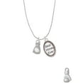 thumbnail image 2 of Delight Jewelry Silvertone Small Boxing Glove Best Mom Ever Charm Necklace, 2 of 4