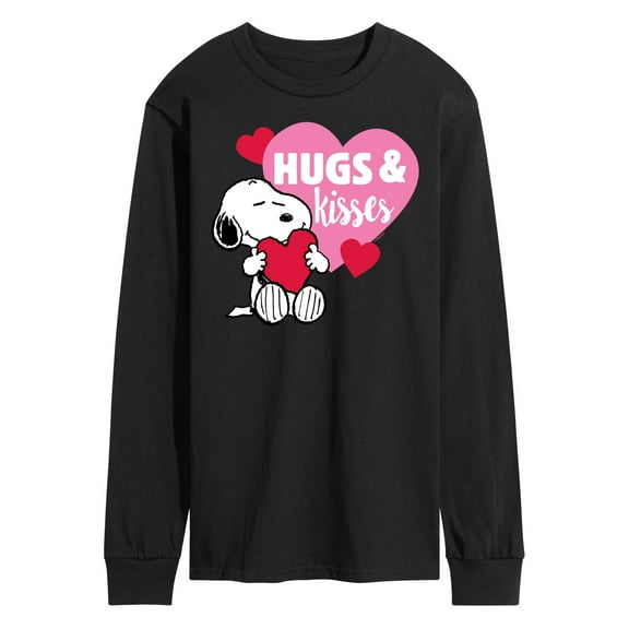 Peanuts - Snoopy Hugs And Kisses - Men's Long Sleeve T-Shirt