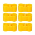 thumbnail image 3 of Football Flag Pole Connector, Compact Plastic Rugged Yellow Football Flag Pole Clip Reusable  for Practice, 3 of 7