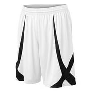TopTie Men's Lounge Walking Shorts Pajama Active Shorts, Flag football Shorts No Pockets, MMA Pro Shorts-White-XL